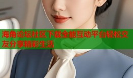 海角论坛社区下载全能互动平台轻松交友分享精彩生活