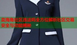 卖海角社区违法吗全方位解析社区交易安全与功能揭秘