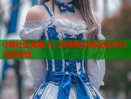 Q宠社区海角十三号宠物交流互动平台全新体验