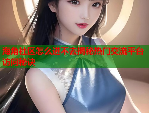 海角社区怎么进不去揭秘热门交流平台访问秘诀