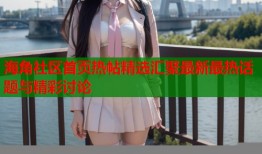 海角社区首页热帖精选汇聚最新最热话题与精彩讨论