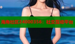 海角社区24000356：社交互动平台
