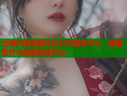 北海市海角路社区卫生服务中心：便捷医疗与健康管理平台